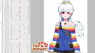 FaeMidway Live2D Showcase | March 2022 Rigging | Accessory Blink Sync