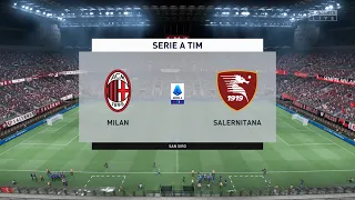 FIFA 22 | Milan vs Salernitana - San Siro | Gameplay