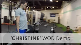 "CHRISTINE" CrossFit WOD Demo [Highlights]