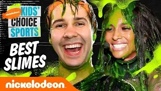 Best Slimes of KCS ft. JoJo Siwa, David Dobrik & Ciara! | #KidsChoiceSports