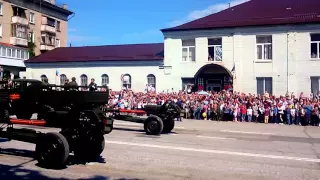 Парад военной техники в ЛНР 09,05,2016