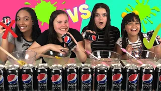 NÃO ESCOLHA A PEPSI ERRADA ÉPICO! SLIME CHALLENGE