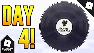 [EVENT] How to get the BORIS BREJCHA VINYL RECORD SHIELD (DAY 4!) in BEATLAND | Roblox