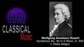 MOZART - Symphony No  40 in G Minor, K  550 - I. Molto Allegro - High Quality Classical Music