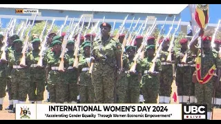 WOMEN IN UNIFORM; DIFFERENT SECURITY AGENCIES MARCH IN CELEBRATION OF THE INTERNATIONAL WOMEN'S DAY.