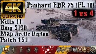 World of Tanks Panhard EBR 75 (FL 10) - 11 Kills 5.2K Damage