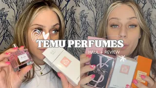 TEMU PERFUME HAUL + REVIEW