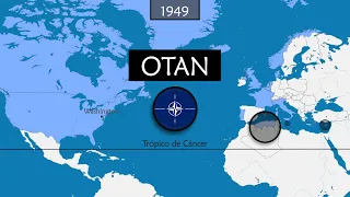 Historia de la OTAN - Síntesis en mapas