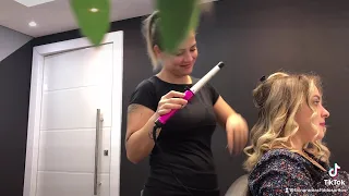 Girl Burns Hair Off While Curling || ViralHog