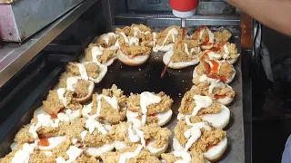 Speedy Guy Making KFC Style Zinger Burger | 100+ Zinger Burger Making | Crazy Rush for Zinger Burger