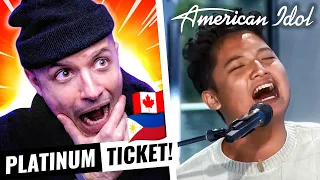 Tyson Venegas - BEST "New York State of Mind" Audition Cover American ldol 2023 | HONEST REACTION