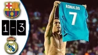 Barcelona vs Real Madrid 1-3 Goles Resumen | Highlights SuperCopa España - IDA 2017