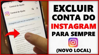 COMO APAGAR CONTA DO INSTAGRAM [PASSO A PASSO] Excluir conta do insta