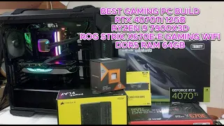 RTX 4070Ti Gaming pc build RYZEN 9 | ASSEMBLE PC RYZEN 9 7900X3D ROG STRIX X670E-E WIFI RTX 4070Ti