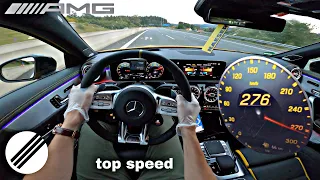 Mercedes-Benz A-Class A45 S AMG 421HP TOP SPEED DRIVE ON GERMAN AUTOBAHN 🏎