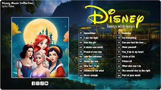 Disney Songs That Make You Happy 2024 🔔 Most Romantic Disney Princess Songs 🔔Disney Music Collection