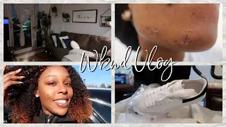 ||WKND VLOG|| My first Chemical Peel!😨 Luxury Gift! We took the 🎄down! New Makeup & Keto Snack haul!