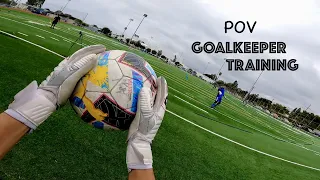 FIRST PERSON GOALKEEPER TRAINING (GoPro On The Head)