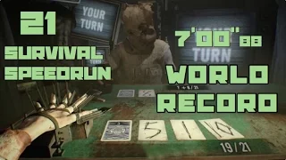 Resident Evil 7 : 21 Survival Speedrun 7'00"88 [World Record] | Syncoope
