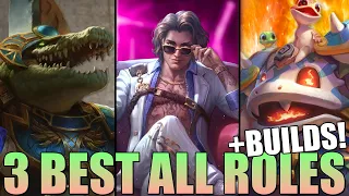 The THREE BEST GODS in every role WITH BUILDS!