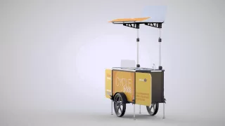 Hot Dog bike trailer