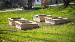 How to build raised beds on a slope