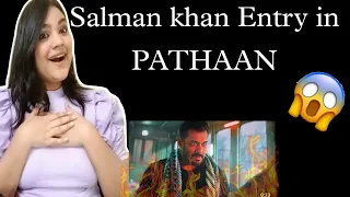 SALMAN KHAN ENTRY IN PATHAN | SHAH RUKH KHAN | BEAUTYANDREACTION