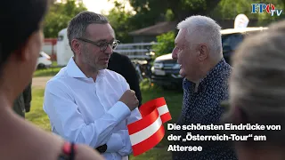 Herbert Kickl zu Besuch am Attersee: "Wir sind nicht nur während Wahlkämpfen unterwegs!"