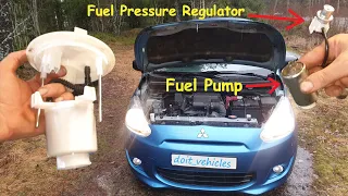 G4 Mitsubishi Space Star - Fuel Pump Assembly - Pressure Regulator Replacement on 1.0 Mirage