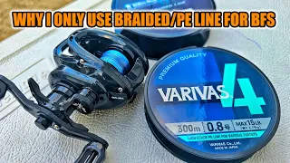 Why I prefer PE or Braided Line for Bait Finesse Fishing - BFS
