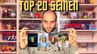 Mon TOP 20 SEINEN - Avec pas mal de SURPRISES...