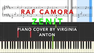 🌟 Zenit 🌟 Raf Camora 🌟 Piano Tutorial Instrumental Cover 🌟