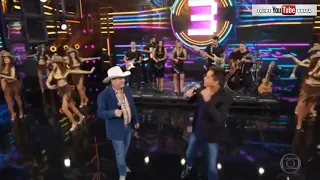 Leonardo canta com Milionário no Domingão do Faustão 17/03/19