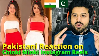 Pakistani React on Chinki Minki Latest Instagram REELS VIDEOS | SURABHI SAMRIDDHI | Reaction Vlogger