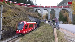 RhB-Weltrekord 2022 I Längster Personenzug der Welt I Record mundial I  Guiness World Record I RTR