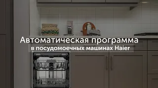 Автоматическая программа в посудомоечных машинах Haier: идеальный результат и простота использования