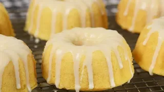 Vanilla Bundt Cakes Recipe Demonstration - Joyofbaking.com