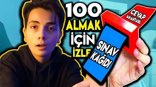 SINAVDAN 100 ALMAK İÇİN İZLE! KOPYA TAKTİKLERİ!