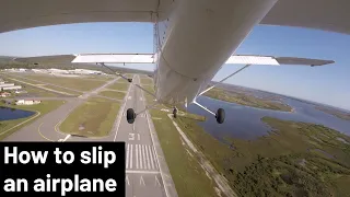 How to slip an airplane - Sporty's Advanced Pilot Skills Series with Spencer Suderman (episode 5)