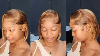 Best Way To Install A Bob Frontal Wig || How To Install Bob Wigs || Frontal Wig Install