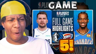 Lvgit Reacts To GAME 5 Dallas MAVERICKS vs OKC THUNDER | NBA Playoffs | May 15, 2024