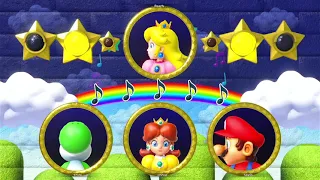 Mario Party Superstars - Yoshi's Tropical Island (15 Turns, Daisy Vs Mario Vs Peach Vs Yoshi)