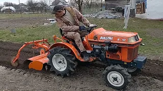 Минітрактор Kubota B1-10 Тренувальний заїзд !!!