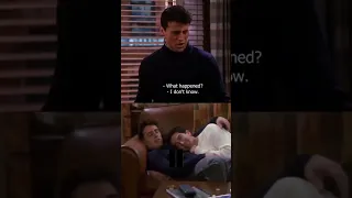 Friends - Joey and Ross "The best nap ever" Bloopers vs actual scene
