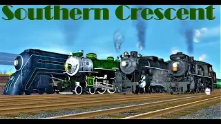 [Trainz Race] Southern PS-4 "The Crescent" vs CN X10a 4-6-4T, B&M P-4a and B&O P-7b