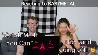 Reacting to BABYMETAL "Catch Me If You Can" Live