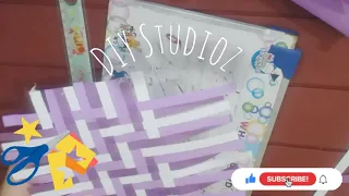 How to make Origami paper Mat/ How to make paper mat/Craft A Rug From Toilet Paper Rolls And Wool