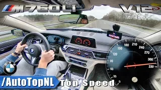 2018 BMW 7 SERIES M760Li V12 xDrive 320km/h ACCELERATION & TOP SPEED on AUTOBAHN by AutoTopNL