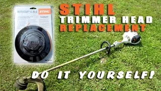 HOW-TO - Stihl String C 25-2 Trimmer Head Replacement - Video