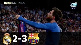 Real Madrid 2 vs 3 Barcelona  - Gols e Melhores Momentos - El Clássico 23/04/2017 HD